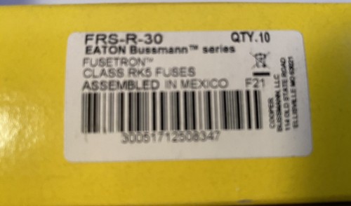 Lot new bussmann - lot, 10,